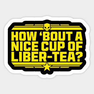 Helldivers 2 Liber-tea Sticker